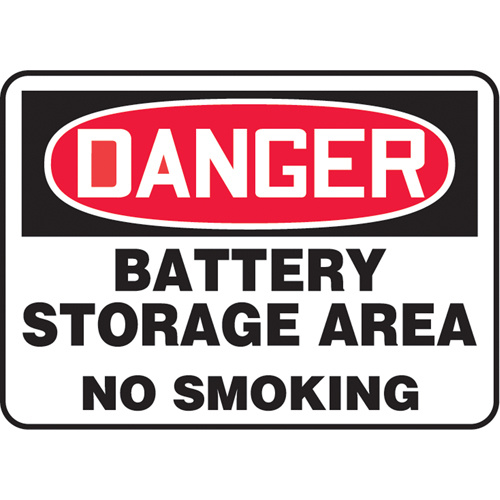 Accuform Signs ""Battery Storage Area"" Sign  (Each)-Click on options for variations & Details.