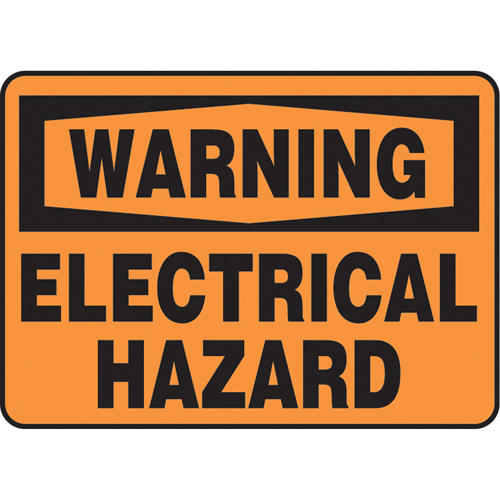 Accuform Signs ""Electrical Hazard"" Sign  (Each)-Click on options for variations & Details.