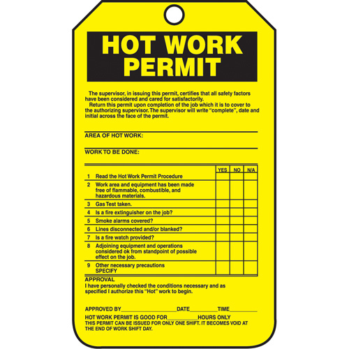 Accuform Signs TCS372CTM Inspection Tags, Cardstock, 3-1/8" W x 5-7/8" H, English-(Pack of 5)
