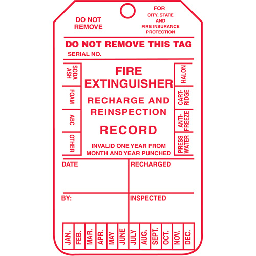 Accuform Signs MGT210CTM Inspection Tags, Cardstock, 3-1/8" W x 5-7/8" H, English-(Pack of 5)