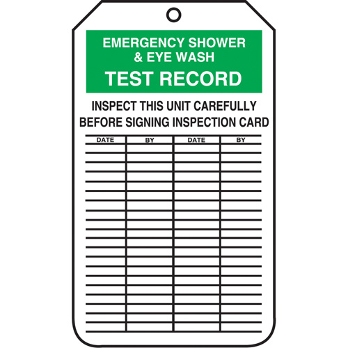 Accuform Signs MGT207CTM Inspection Tags, Cardstock, 3-1/8" W x 5-7/8" H, English-(Pack of 5)