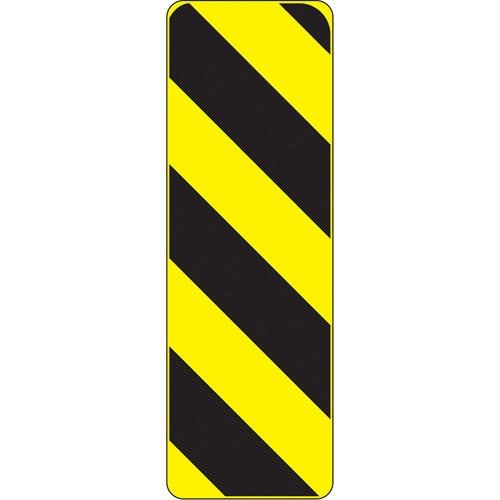 Accuform Signs FRW825HP Hazard Traffic Sign, 6" x 24", Aluminum, Pictogram-(Each)