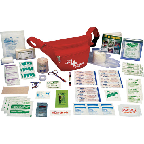 Safecross 01372 Hikers' First Aid Kits Hikers' First Aid Kits, Class 1 Medical Device, Nylon Bag - Each