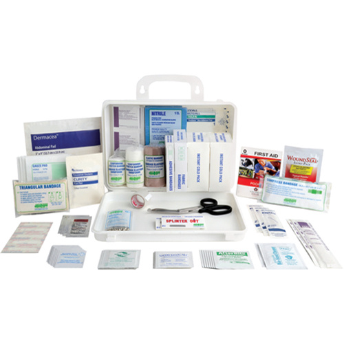 Safecross 01376 Sports First Aid Kits Sports First Aid Kits, Class 1 Medical Device, Plastic Box - Each