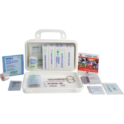 Safecross 01378 Ontario Specialty Kit - Truck First Aid Kit Ontario Specialty Kit - Truck First Aid Kit, Class 1 Medical Device, Plastic Box - Each