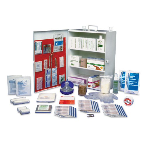 Safecross 01379 Ontario Workplace Standard First Aid Kit Ontario Workplace Standard First Aid Kit, Class 1 Medical Device, Metal Box - Each