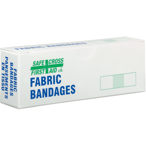 Safecross 02122 Bandages Bandages, Rectangular/Square, 3", Fabric, Sterile - Box of 12