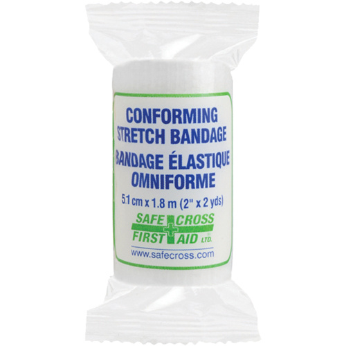 Safecross 02331 Conforming Stretch Bandages Conforming Stretch Bandages, Cut to Size L x 2" W, Class 1 - Each