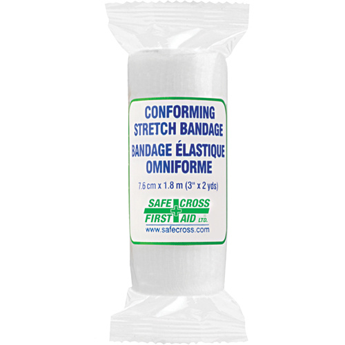 Safecross 02332 Conforming Stretch Bandages Conforming Stretch Bandages, Cut to Size L x 3" W, Class 1 - Each