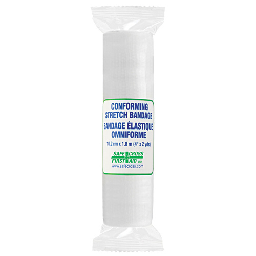Safecross 02333 Conforming Stretch Bandages Conforming Stretch Bandages, Cut to Size L x 4" W, Class 1 - Each