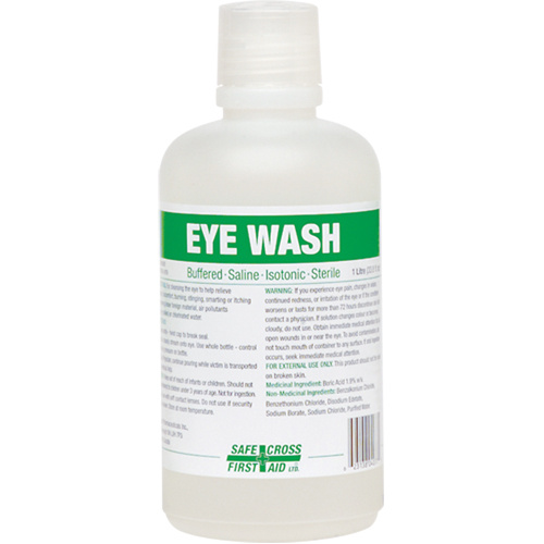 Eyewash Solution, Full Bottle, 1000 ml-(Bottle)