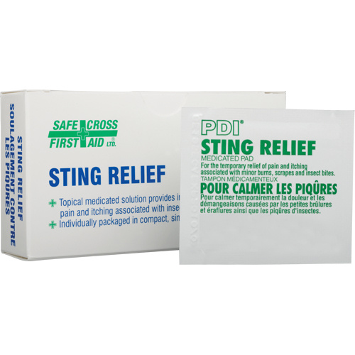 Safecross 02894 After Bite® Sting Relief Swabs After Bite<sup>®</sup> Sting Relief Swabs - Box of 25