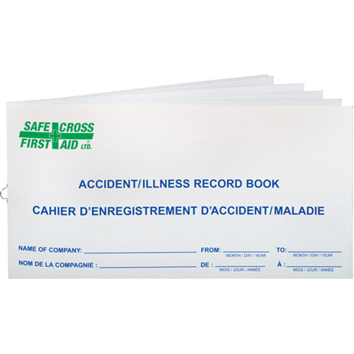 Safecross 14237 Accident Record Books Accident Record Books - Each