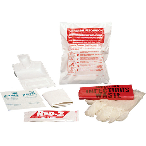 Safecross 14358 Fluid Spill Clean-Up Kit Fluid Spill Clean-Up Kit, Hazmat, Bag - Each