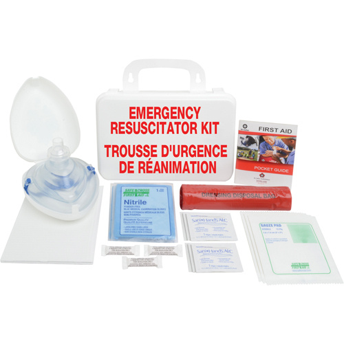 Safecross 01435 Emergency Resuscitator Kits Emergency Resuscitator Kits - Each