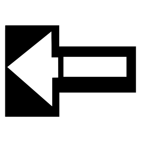 C.H. Hanson 12436 Parking Lot Stencils, English, 12" x 37"-(Each)