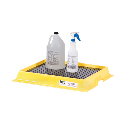Enpac 5248-YE Poly-Labtray™ Poly-Labtray™, 25.5" L x 22" W x 3.25" H, 2.5 US gal. Spill Capacity - Each