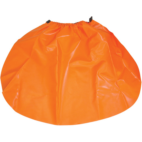 3M GR1C Hard Hat Rain Shield, One Size, Orange, Nylon/PVC-(Each)