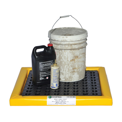 Enpac 5600-YE Poly-Spillpad™ Pads Poly-Spillpad™ Pads, 24" L x 24" W x 2" H, 2 US gal. Spill Capacity - Each