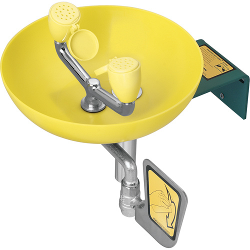 Speakman SE-495 Eye/Face Wash Station Eye/Face Wash Station, Wall-Mount Installation, Plastic Bowl - Each
