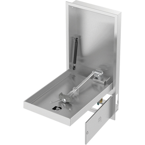 Bradley S19294HB Eyewash Station Eyewash Station, Wall-Mount Installation, Stainless Steel Bowl - Each