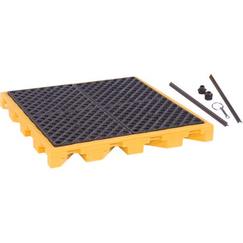 Ultratech 1072 Spill Deck Spill Deck, 44 US gal. Spill Capacity, 52" x 52" x 5.8" - Each