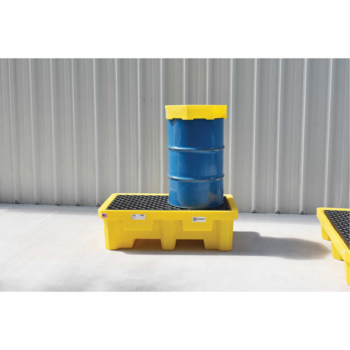 Ultratech 1010 2-Drum Ultra-Spill Pallet® 2-Drum Ultra-Spill Pallet<sup>®</sup>, 66 US gal. Spill Capacity, 53" x 29" x 16.5" - Each
