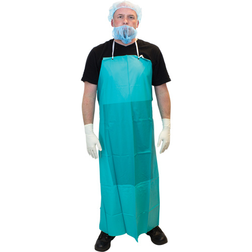 DAV20-36X50 PVC Aprons PVC Aprons, PVC, Green, 36" W x 50" L - Each
