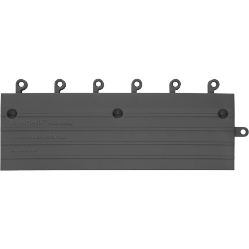 Wearwell 560.78X6X18BK-CS10 ErgoDeck® Mat Ramp No. 560 ErgoDeck<sup>®</sup> Mat Ramp No. 560 - Case of 10