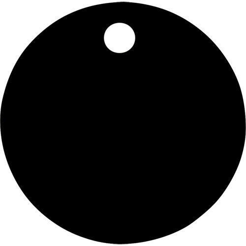 C.H. Hanson 43147 Blank Tags, Aluminum, 1.5" dia-(Pack of 5)