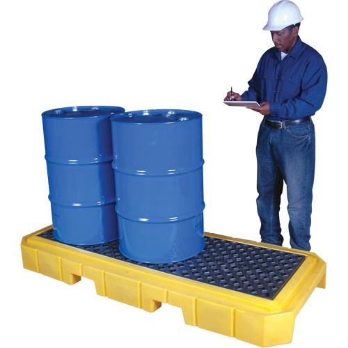 Ultratech 9626 Spill Pallet Plus Without Drain Spill Pallet Plus Without Drain, 66 US gal. Spill Capacity, 83" x 34.5" x 8.75" - Each