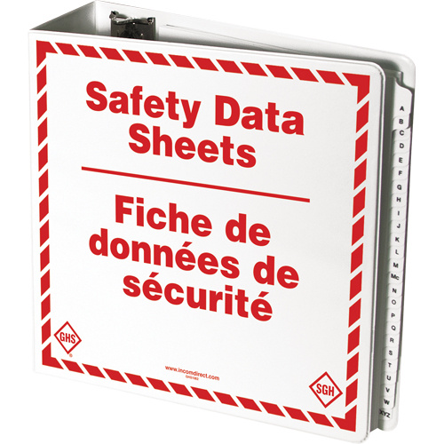 Incom Top Tape & Label GHS1082 Safety Data Sheet Binders Safety Data Sheet Binders - Each