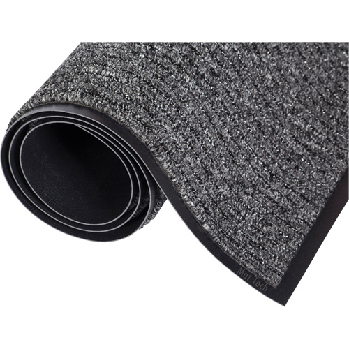 Mat Tech TLM354SM-2 Three-N-One Mat, Wiper/Scraper, 2' x 3' x 5/16", Charcoal-(Each)