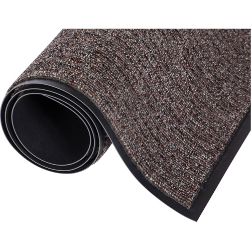 Mat Tech TLM4628 Three-N-One Mat, Wiper/Scraper, 4' x 6' x 5/16", Pebble Brown-(Each)