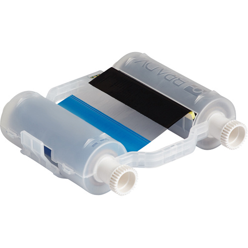 Brady B30-R10000-KRYB-16 Printer Ribbon Printer Ribbon, 4.33" x 16", Black/Blue/Red/Yellow - Each