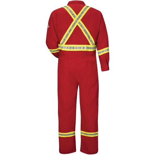 Bulwark Flame-Resistant Deluxe Coveralls with Reflective Trim  (Each)-Click on options for variations & Details.