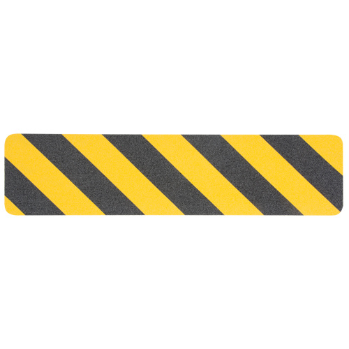 Zenith Safety Products Premium Anti-Skid Tape Premium Anti-Skid Tape, 6" x 24", Black & Yellow - Each