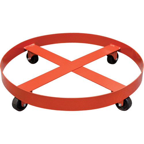Enpac 8050 Poly-Collector Drum Dolly, 27.5" dia. x 5.5" H-(Each)