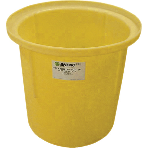 Enpac 8075-YE Poly-Collector 66 Shell Only, 32.5" dia. x 31" H, 70 US gal. Spill Cap.-(Each)