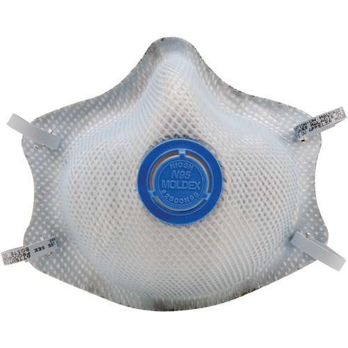 Moldex 2500N95 2500 Particulate Respirators, N95, NIOSH Certified, Large/Medium-(Pack of 10)