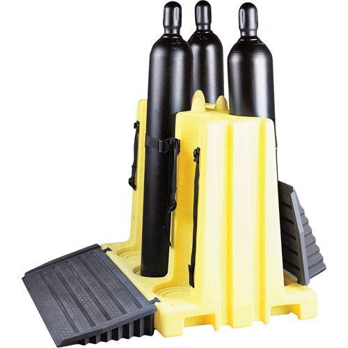 Enpac 7202-YE 6-Pack Cylinder Racks 6-Pack Cylinder Racks - Each