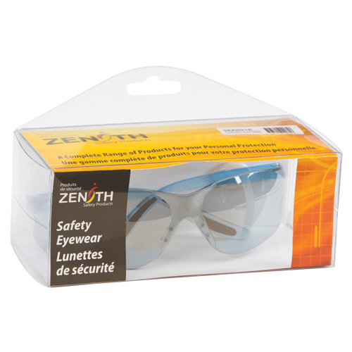 Zenith Safety Products Z500 Series Safety Glasses Z500 Series Safety Glasses, Blue/Indoor/Outdoor Mirror Lens, Anti-Scratch, Meets/Exceeds CSA Z94.3 - Each