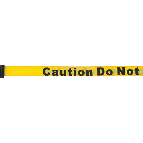Zenith Safety Products Tape Cassettes for Build-Your-Own Crowd Control Barriers Tape Cassettes for Build-Your-Own Crowd Control Barriers, Caution Do Not Enter, 7', Yellow Tape - Each