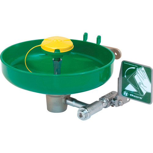 Haws 7260B-7270B Axion Eye/Face Wash Station, Wall-Mount Installation, Plastic Bowl-(Each)