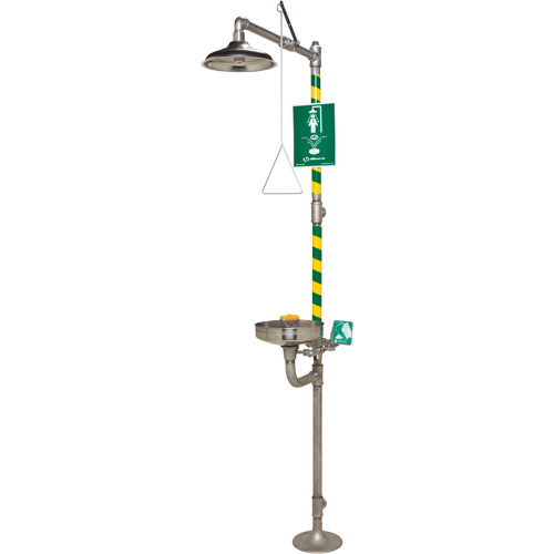 Haws 8330 Combination Emergency Shower and Eye/Face Wash Stations, Ceiling-Mount-(Each)