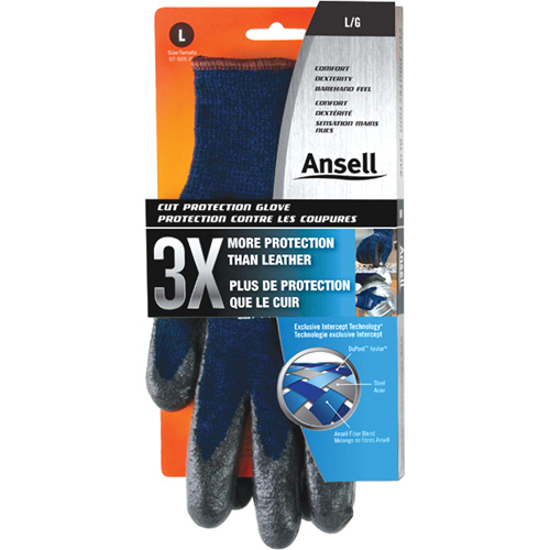Ansell Cut Resistant Glove - Retail Pack  (Pair)-Click on options for variations & Details.