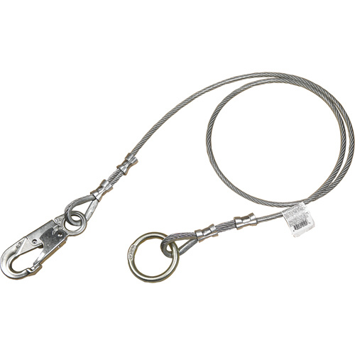 3M Protecta Fall Protection AJ408CG-6 Cable Tie-Off Adaptors Cable Tie-Off Adaptors, Tie-Off, Temporary Use - Each