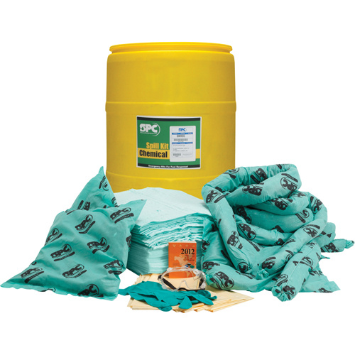 SPC SKH-55 Hazwik® Spill Kit Hazwik<sup>®</sup> Spill Kit, Hazmat, Drum, 38 US gal. Absorbancy - Each