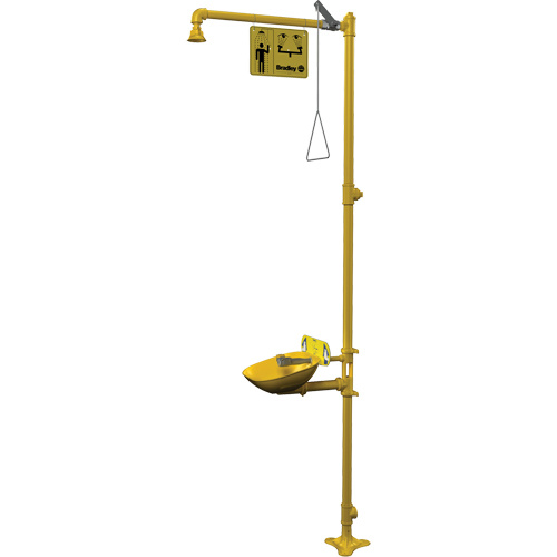 Bradley S19314EW Halo Combination Emergency Shower & Eyewash Station-(Each)