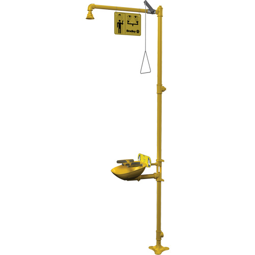 Bradley S19314FW Halo Combination Emergency Shower & Eyewash Station-(Each)